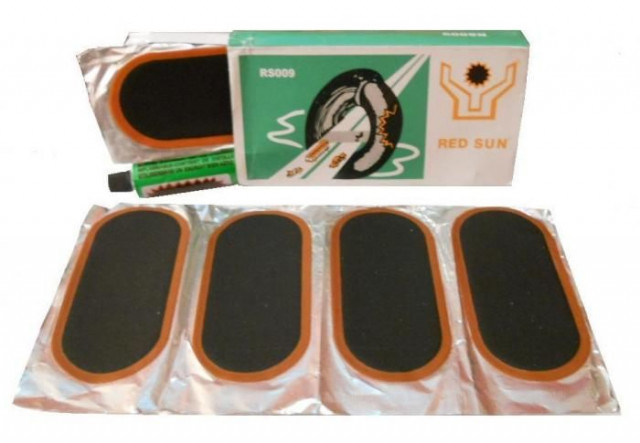 Set petice cameră bicicletă (9 bucăți)