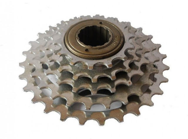 Set pinioane bicicletă 6 viteze/14-28T Nichelate