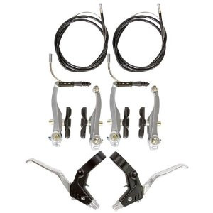 Set complet frâne bicicletă V-Brake (aluminiu)