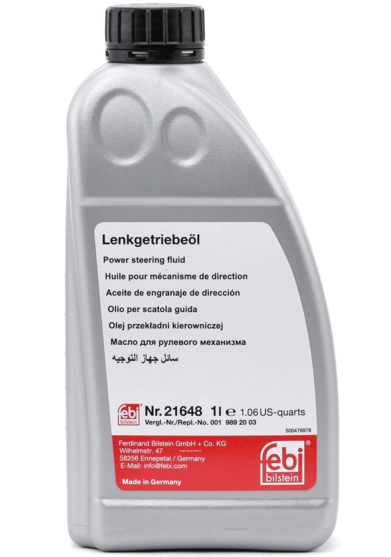 Ulei hidraulic FEBI BILSTEIN 21648, 1 litru, galben, compatibil cu MERCEDES-BENZ Clasa E