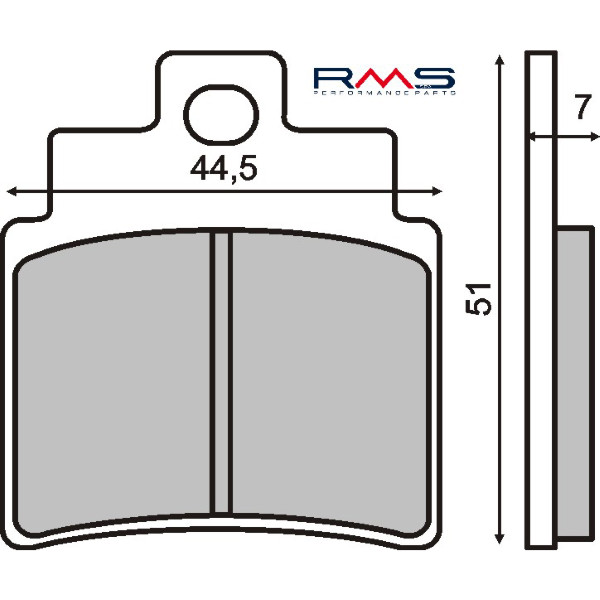 Plăcuțe frână față scuter Kymco Grand Dink 250 RMS