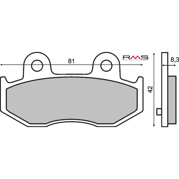 Plăcuțe de frână spate scuter Suzuki Burgman 250-400cc RMS