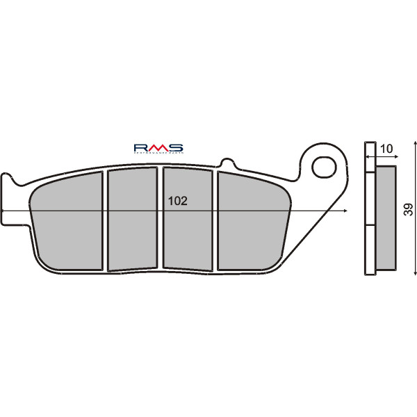 Plăcuțe de frână Kymco X-Citing 250-500cc 2005>