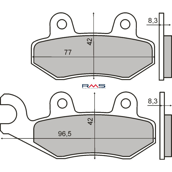 Plăcuțe frână Peugeot Geopolis-Satelis 125-250cc