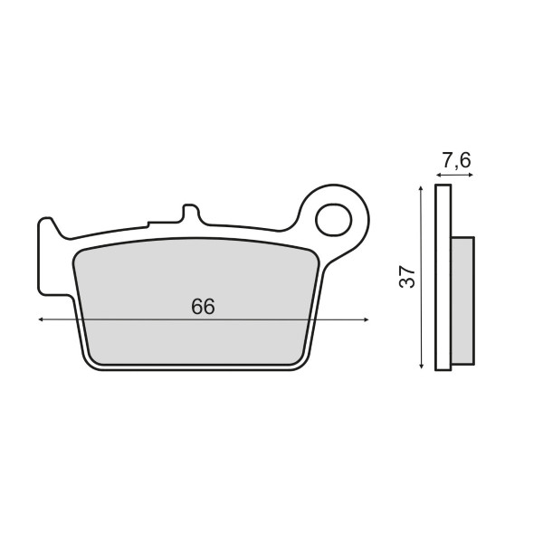 Plăcuțe frână Beta ALP 125cc 4t