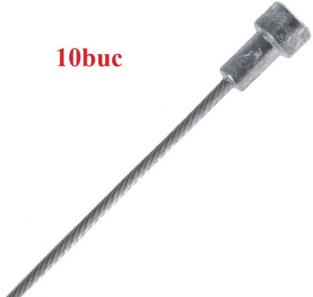 Set de 10 cabluri frână spate bicicletă 180 cm (fără camasa) MODEL 2