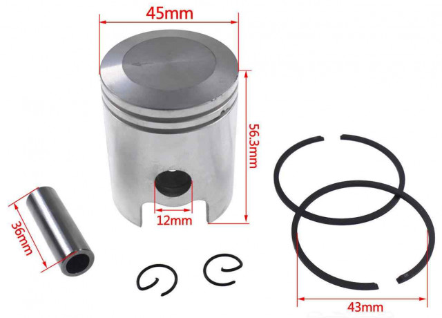 Piston pentru Wacker WM80, BS600, BS650 etc (utilizat la mai compactor)