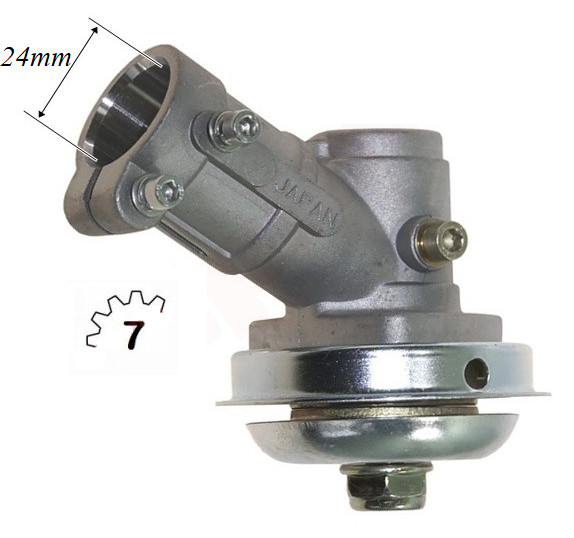 Angrenaj inferior motocoasă 24 mm 7 dinți