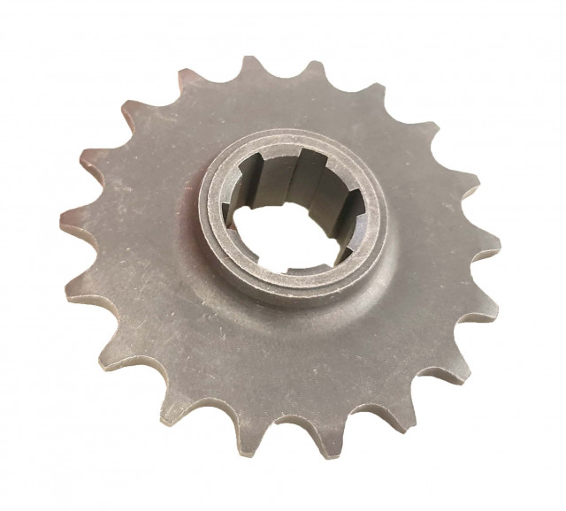 Pinion pentru transmisia lanțului la motocultor / motosapă (18 dinți)