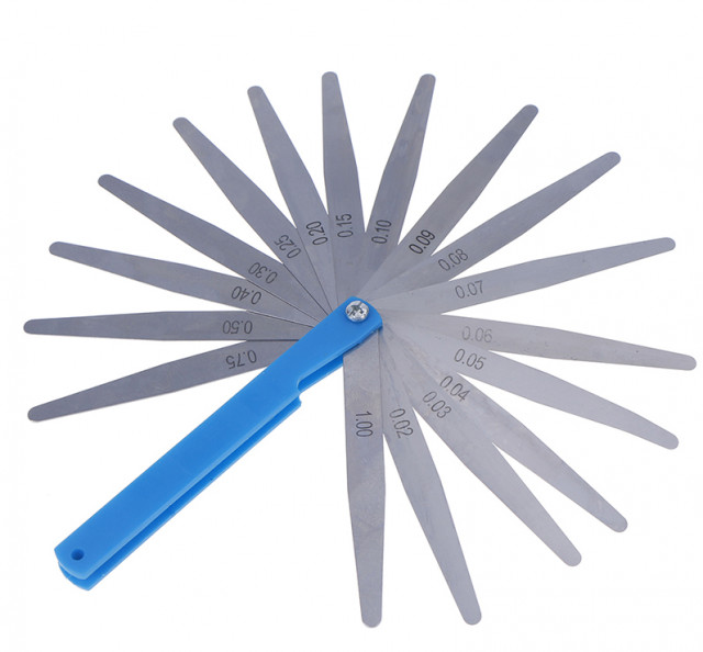 Set de 17 lere de precizie, 0,02 - 1,00 mm