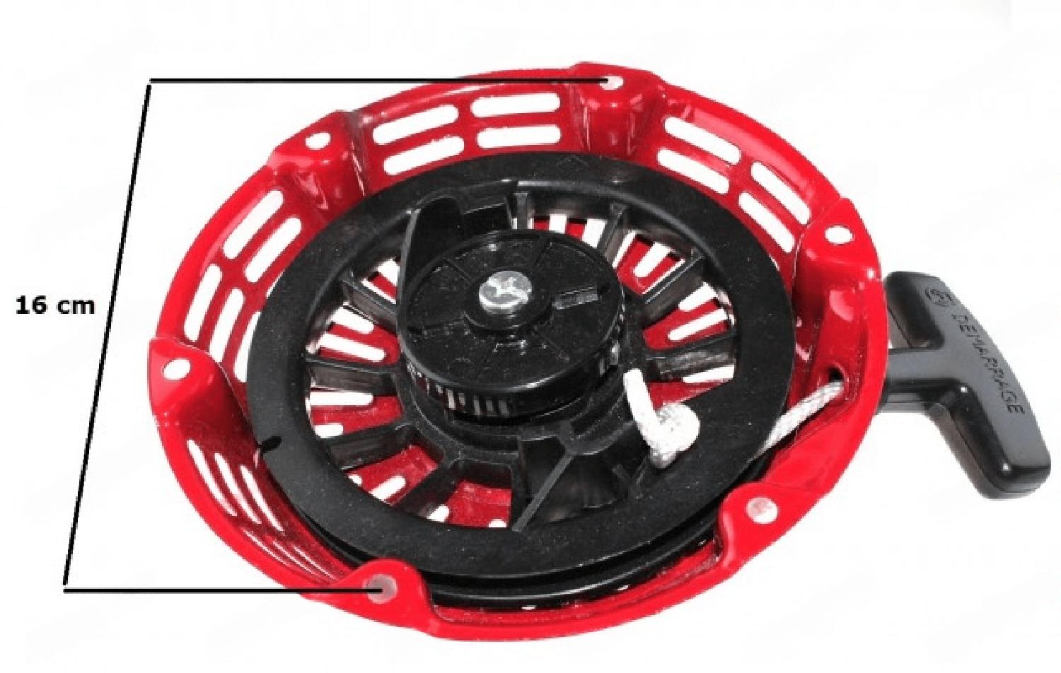 Demaror pentru HONDA GX 160 / motoare chinezești (fulie neagră) compatibil
