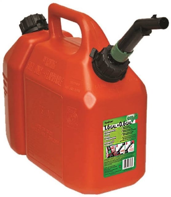 Recipient plastic pentru ulei și benzină 6+3L