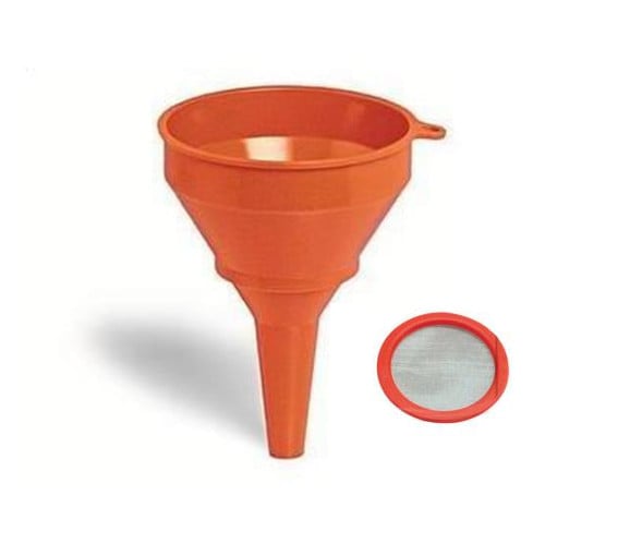 Filtru pentru benzină cu pâlnie