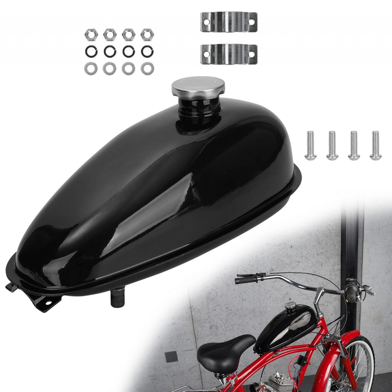 Rezervor kit motor bicicletă 3.5L benzină