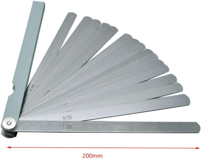 Set de 17 lere de precizie, 0.02 - 1.00 mm (20 cm)