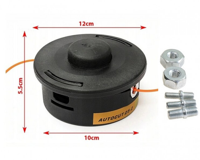 Mosor pentru motocoasă Stihl 25-2 compatibil (include 6 adaptoare)