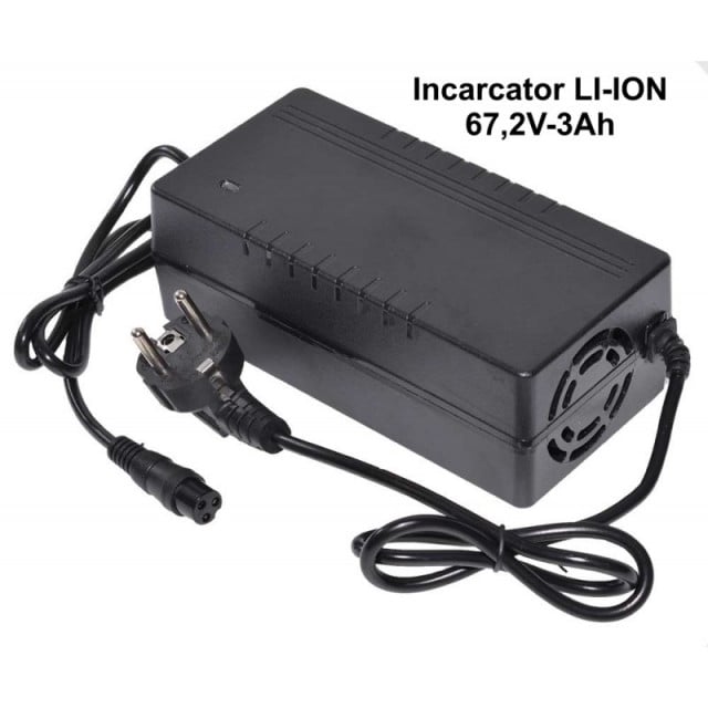 Încărcător baterie litiu bicicletă electrică 67.2V, 3A