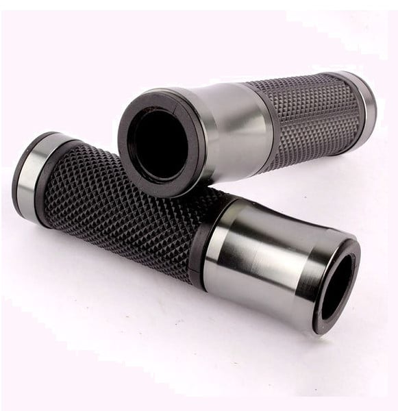 Mansoane metalice gri pentru scuter