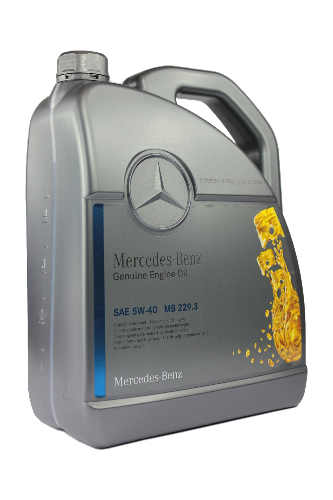 Ulei motor MINERAL MERCEDES BENZ MB229.3 5W40 A000989850613AAEE, volum 5 litri