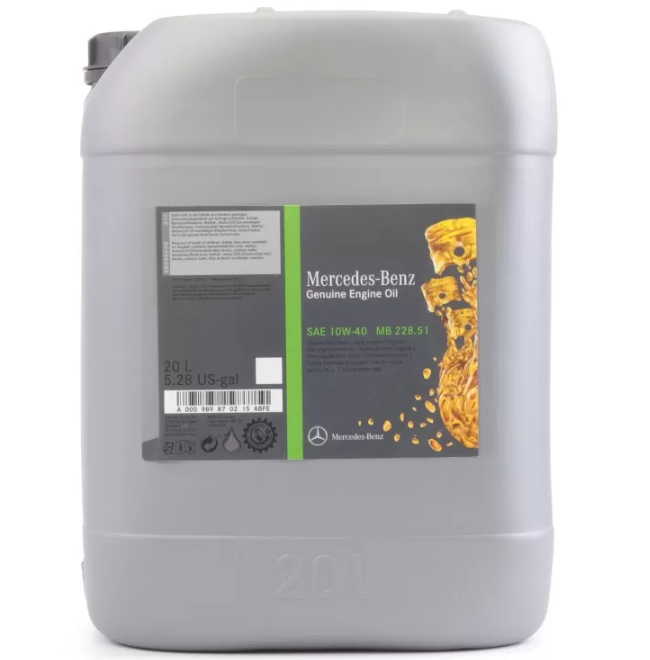 Ulei motor Mercedes Benz camion 10W40 A000989170815ABFE, volum 20 litri, semi sintetic, ACEA E6/E7 CI-4, MB 228.51