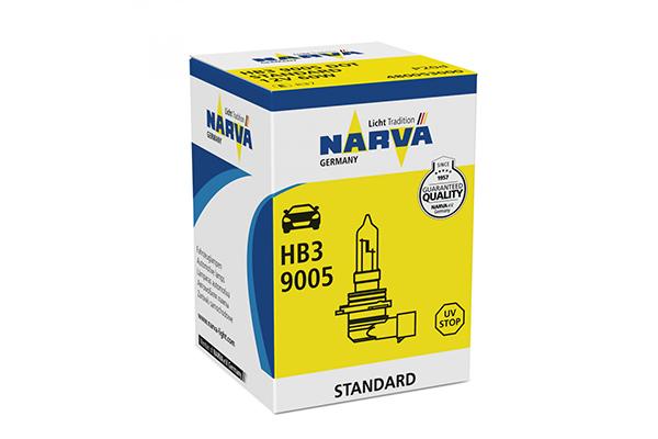 Bec far NARVA 48005, model HB3, 12V, 60W, soclu P20D
