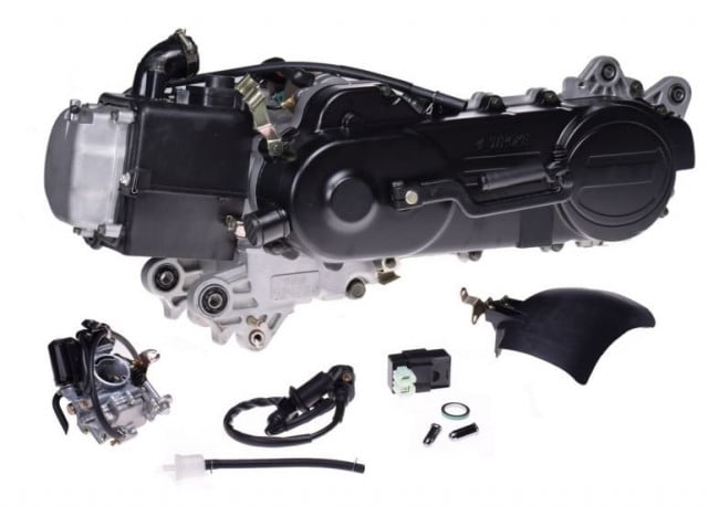 Motor pentru scuter chinezesc 4T, 80cc (capac de 46cm lungime)