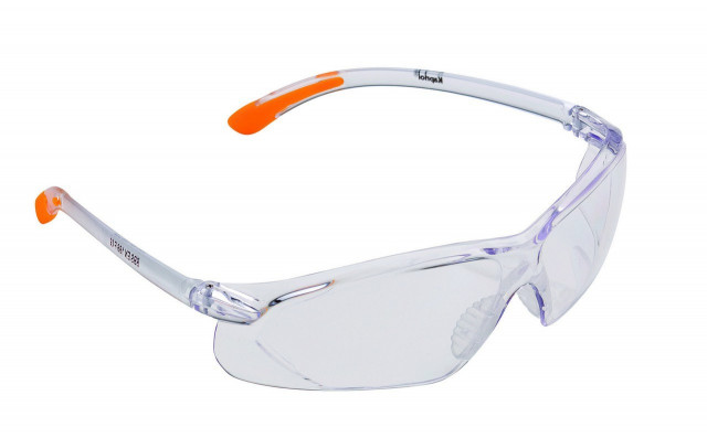 Ochelari de protecție pentru motocoasă (transparent și portocaliu)