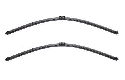 Set de ștergătoare parbriz VALEO SILENCIO X.TRM FLAT BLADE, model 574302, lungime 530 mm, fără carcasă, dotate cu spoiler