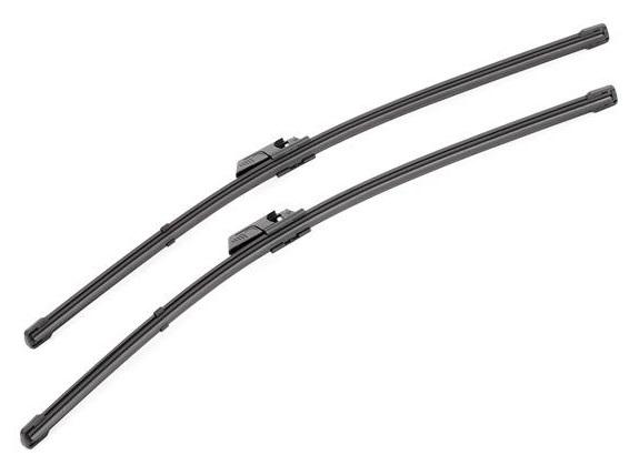 Set ștergătoare parbriz Valeo Silencio X.TRM Flat Blade 574303, 550 mm, fără carcasă, cu spoiler