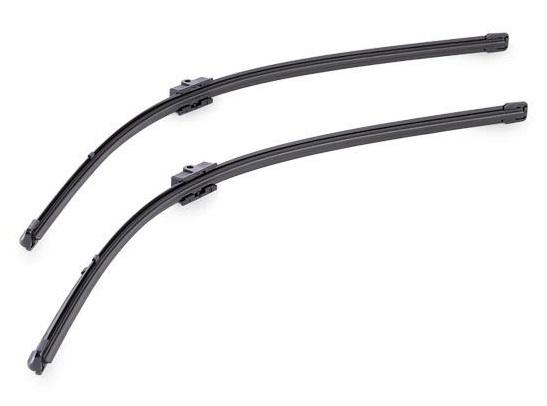 Set ștergătoare parbriz VALEO SILENCIO X.TRM Flat Blade 574311, 650 mm, fără carcasă, cu spoiler
