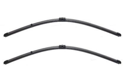 Set ștergătoare parbriz VALEO SILENCIO X.TRM FLAT BLADE 574371, lungimi 580 mm și 450 mm, lamelă tip aeroblade cu spoiler