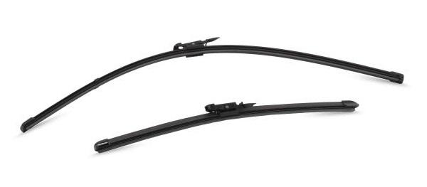 Set ștergătoare parbriz VALEO SILENCIO X.TRM Flat Blade, 574375, lungime 650 mm și 400 mm, fără carcasă, cu spoiler