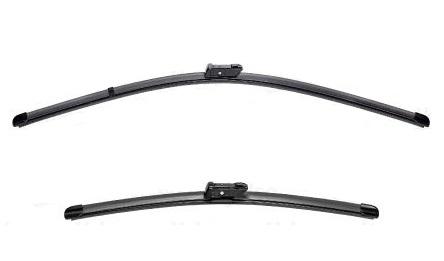 Set ștergătoare parbriz VALEO SILENCIO X.TRM FLAT BLADE 574384, 530 mm, fără carcasă, cu spoiler