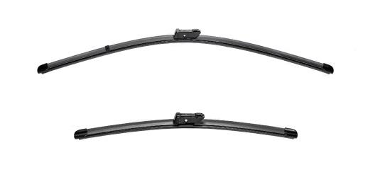 Set ștergătoare de parbriz VALEO SILENCIO FLAT BLADE 574591, lungimi 640 mm și 520 mm, lamă lată
