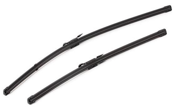 Set de ștergătoare parbriz VALEO SILENCIO FLAT BLADE 577828, 600 mm și 450 mm, lamă lată