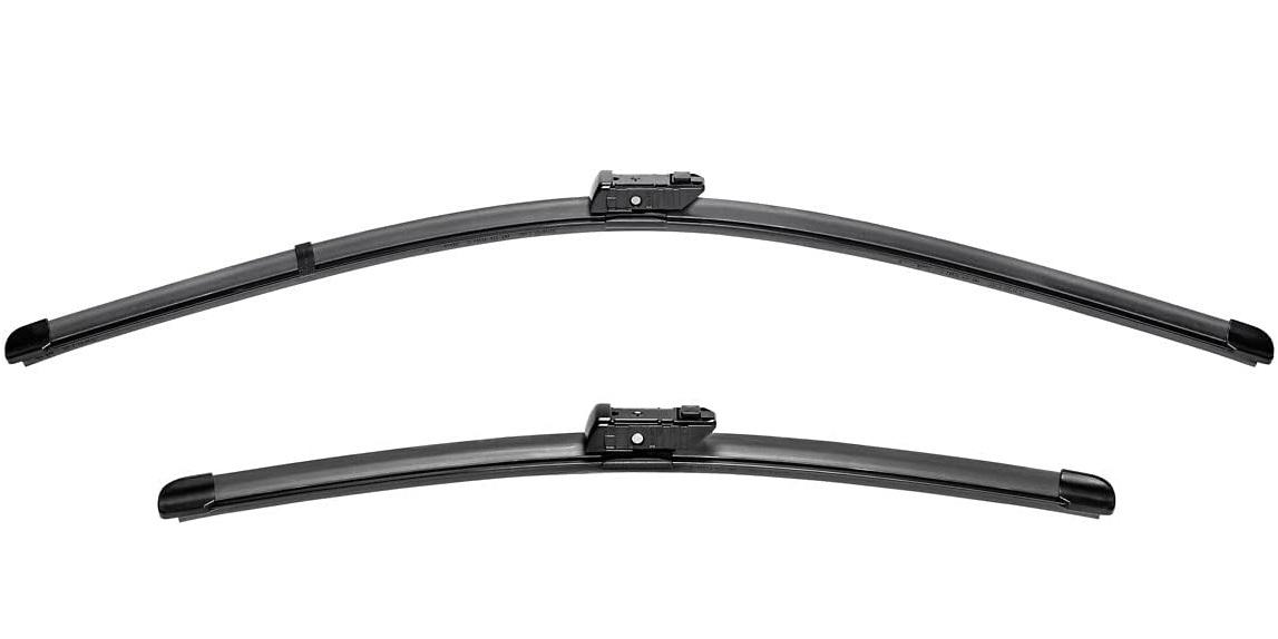 Set ștergătoare parbriz auto VALEO Silencio Flat Blade VF863, 680/520 mm, cu lamă lată și spoiler