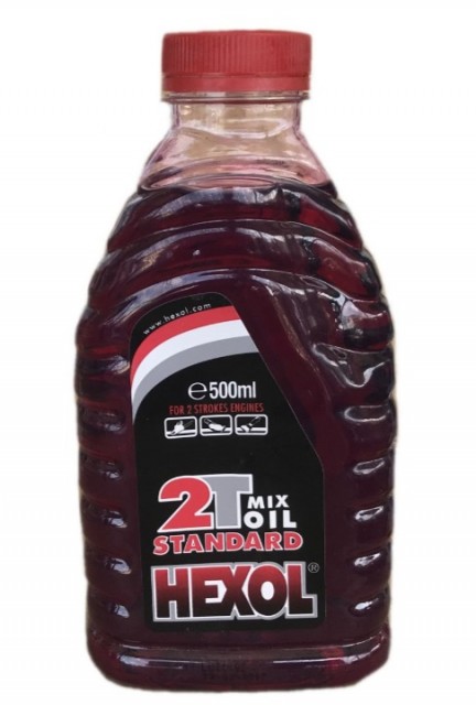 Ulei 2T amestec Hexol roșu (0.5 L)