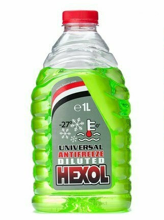 HEXOL Antigel diluat (până la -27°C) 1L