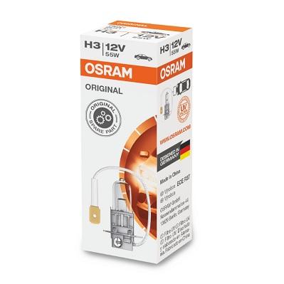 Bec Auto pentru Fază Lungă, 12V, 55W, H3, OSRAM 64151, Original