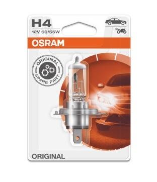 Bec auto pentru faza lungă, 12V, H4, 60/55W, OSRAM 64193-01B, ambalat în blister, 1 bucată