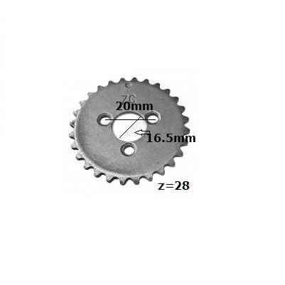 Pinion ax cu came ATV / Moped 50-110cc