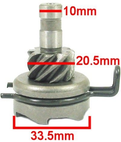 Rac pornire scuter 4T 50-80 cc cu 8 dinți