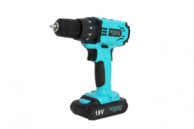 Mașină de găurit și înșurubat cu acumulator 18V Li-ion (+1 baterie de rezervă)