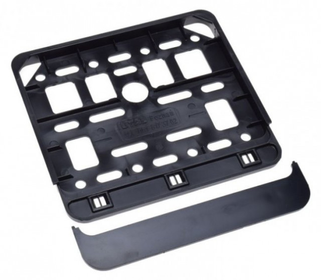 Suport din plastic pentru număr de înmatriculare Moped/Scuter (148 x 148 mm)