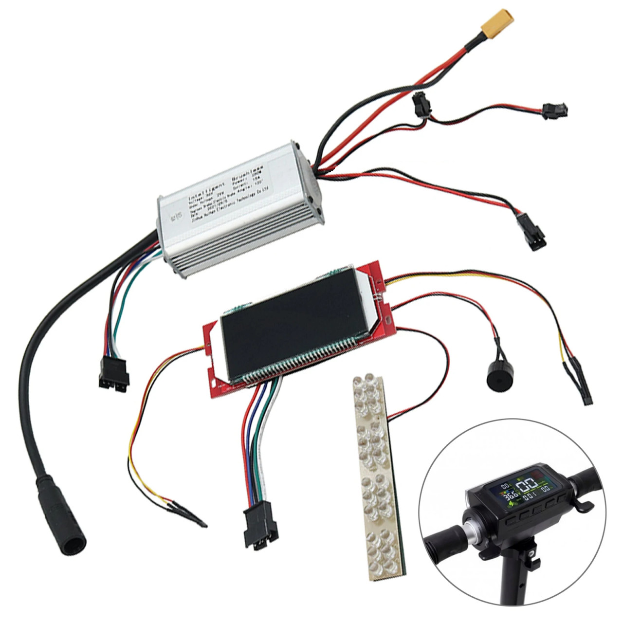 Display și controller 36V pentru trotineta electrică Kugoo S1, S2, S3