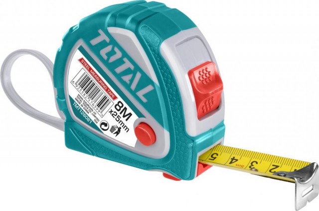 Ruletă 8m x 25mm Total Tools