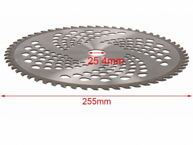 Disc tăietor pentru motocoasă 255 x 40T x 25.4mm NAKAMURA