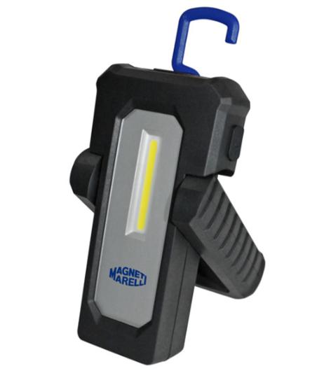 Lampă de Lucru MAGNETI MARELLI 007935030040, LED COB, 2.5W, 230 lm, Pliabilă cu Mâner Pivotant, Magnet și Baterie Reîncărcabilă