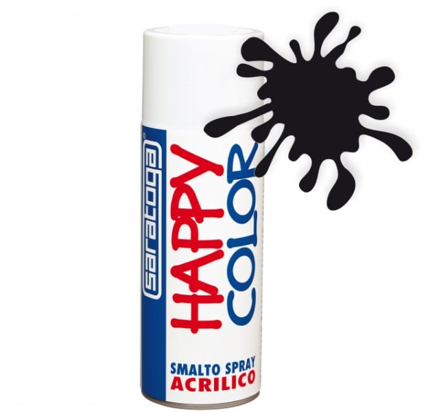 Spray vopsea Saratoga Negru Mat 400ml