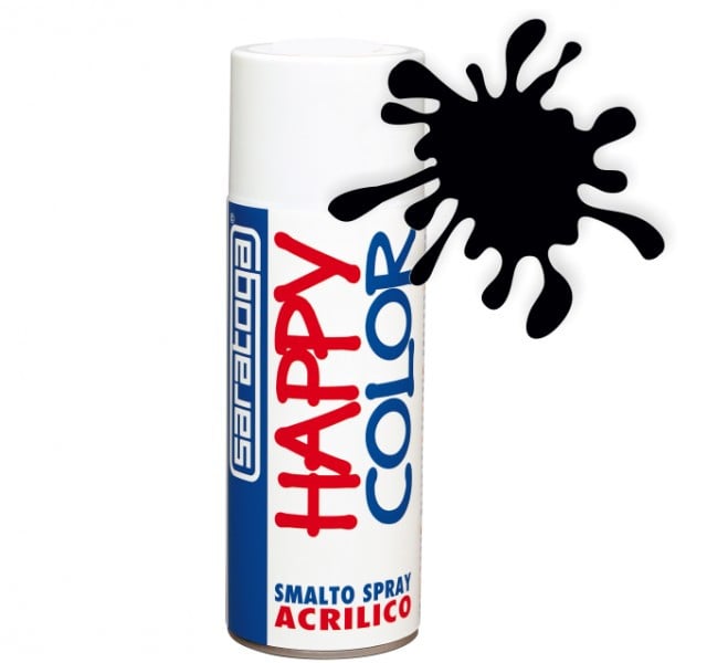 Spray vopsea Saratoga Negru lucios 400ml